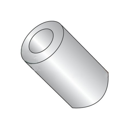 NEWPORT FASTENERS Round Spacer, #12 Screw Size, Plain Stainless Steel, 1 in Overall Lg, 0.218 in Inside Dia 272959